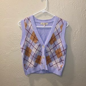 Plaid Vest